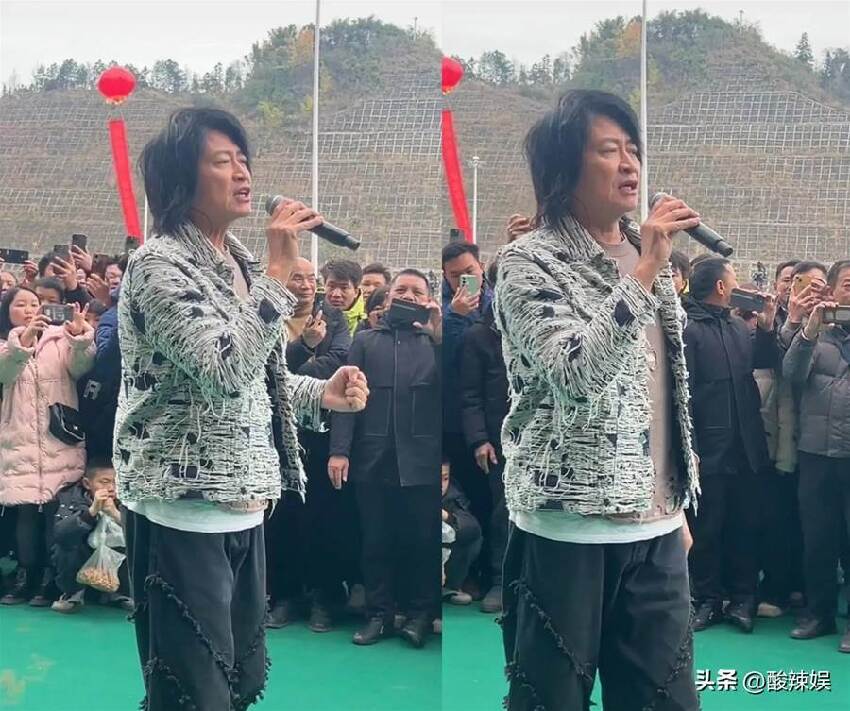 曾是「天王級」歌手！如今只能在「深山賣唱」舞台簡陋，56歲現狀曝光：網心疼不已