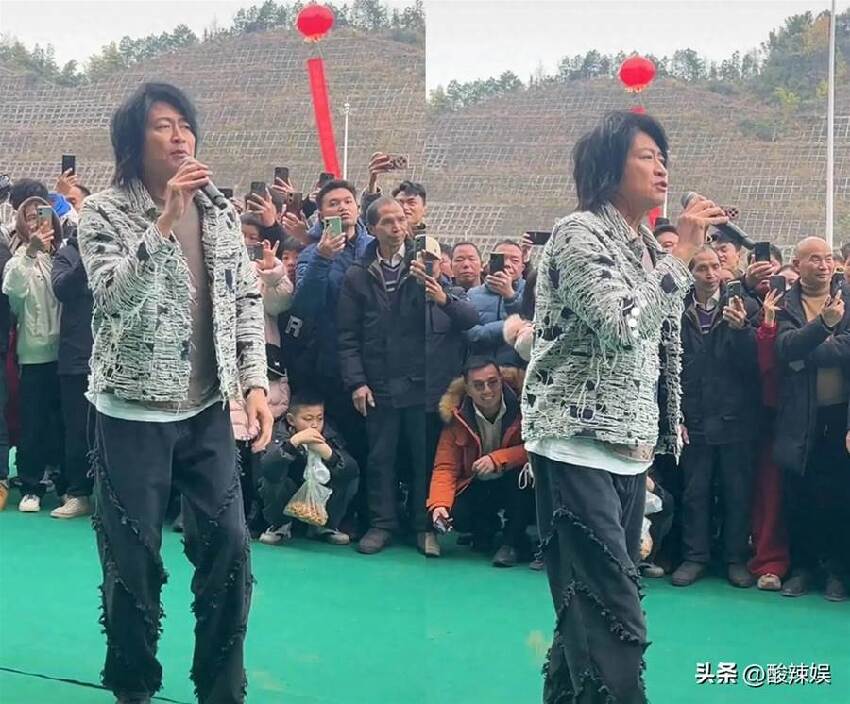 曾是「天王級」歌手！如今只能在「深山賣唱」舞台簡陋，56歲現狀曝光：網心疼不已