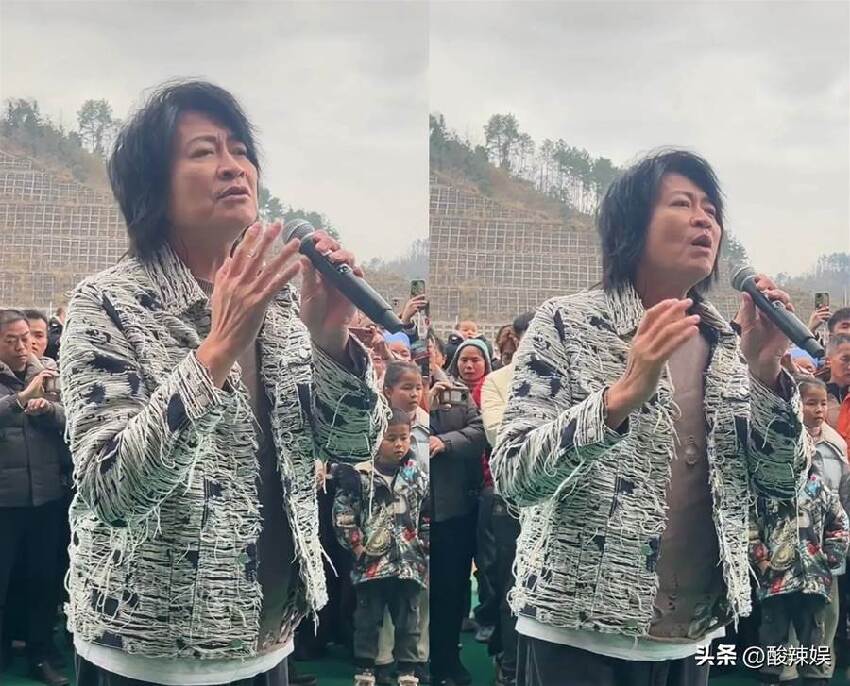 曾是「天王級」歌手！如今只能在「深山賣唱」舞台簡陋，56歲現狀曝光：網心疼不已